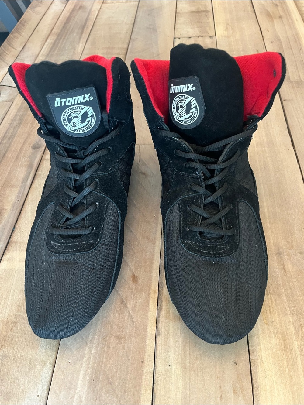 Otomix Stingray Black M3000 Bodybuilding Weightlifting Boxing MMA Shoes Size 13